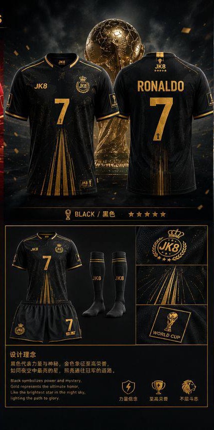 JK8 World Cup Series Black Edition jersey
