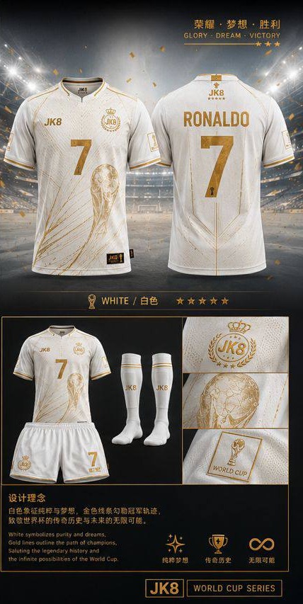 JK8 World Cup Series White Edition jersey